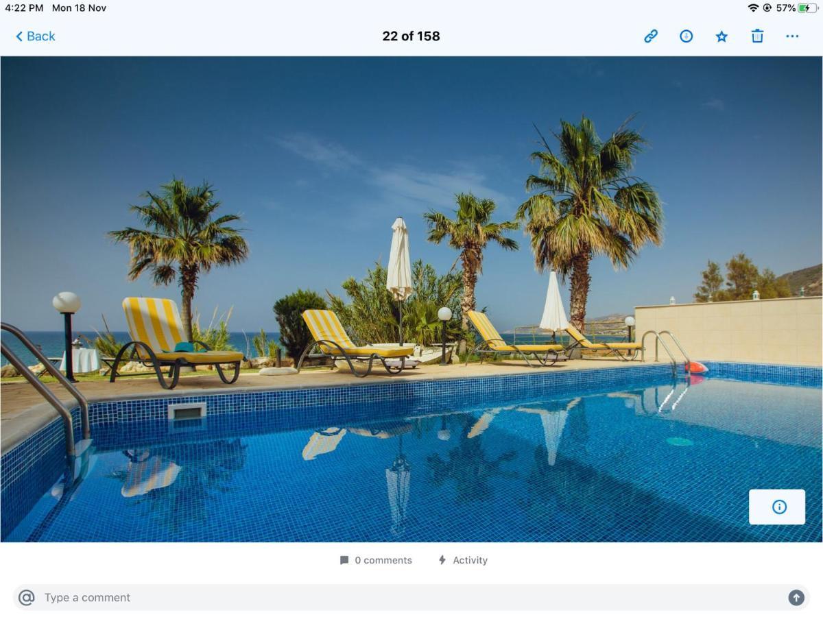 Kallinousa Beach Villa Pomos Exterior photo